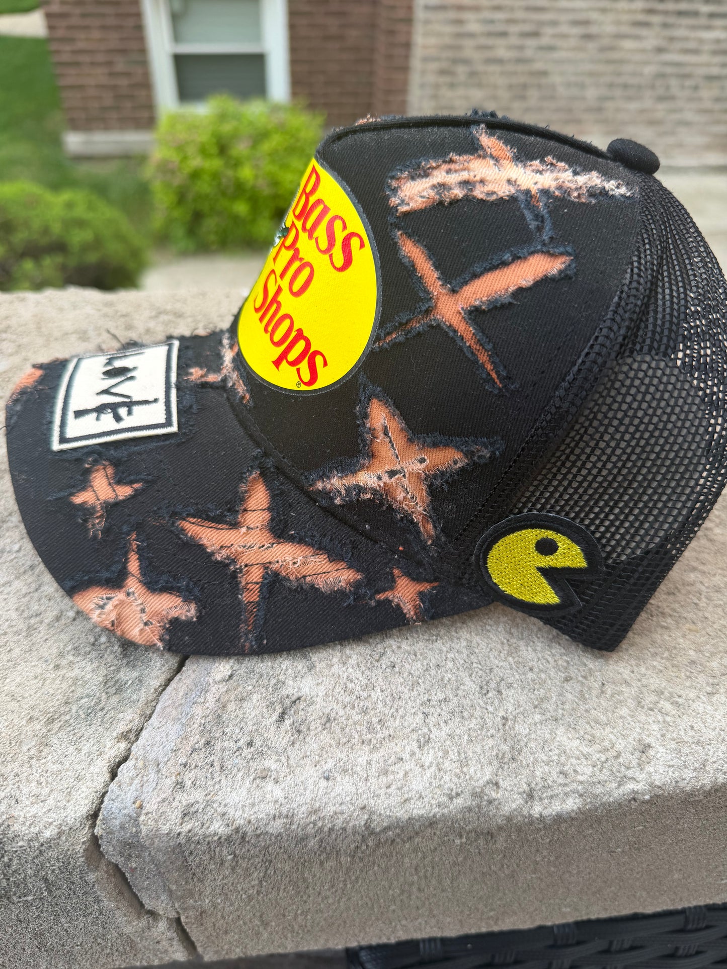 Raw Black Freestyle Trucker w Patches