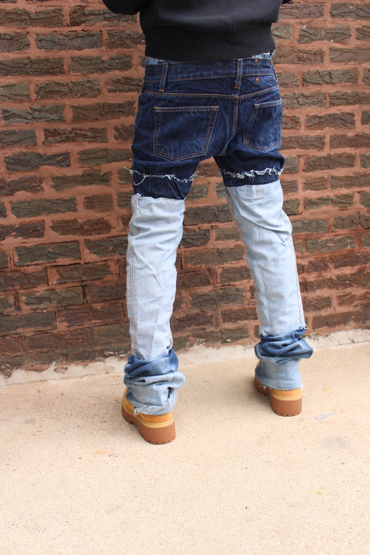 Double Waisted Stacked Jeans