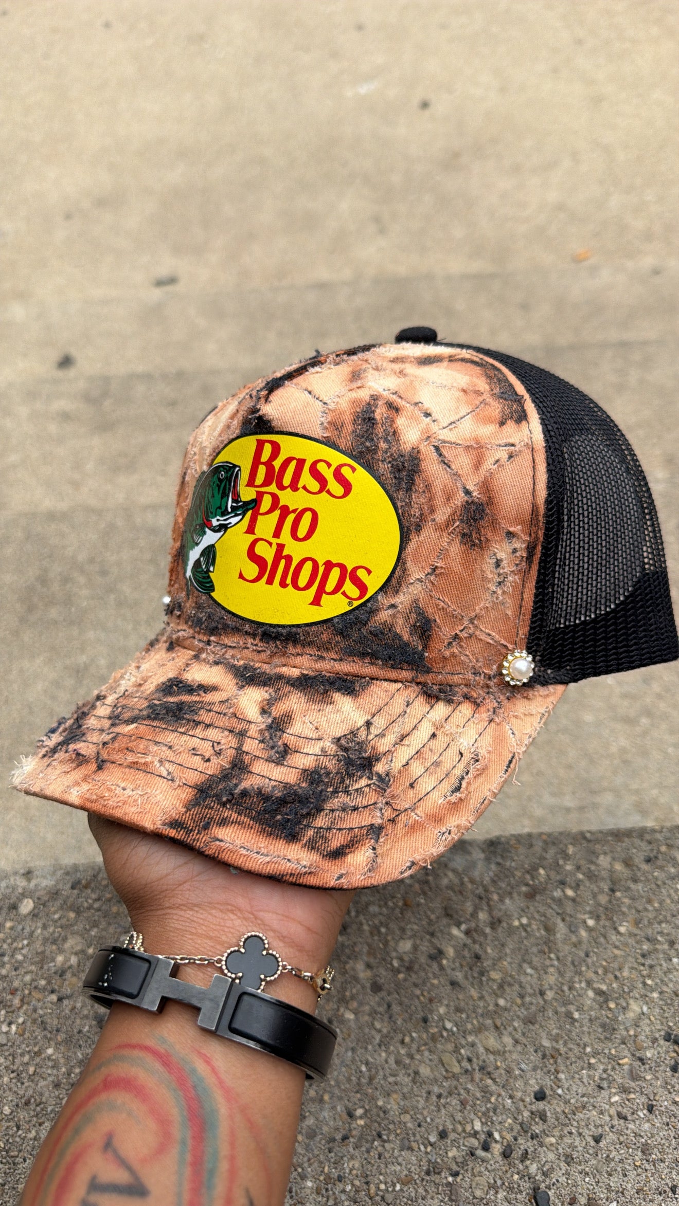 RAW Grunge Black Trucker