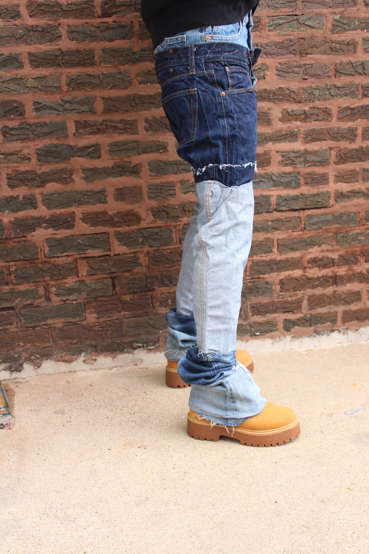 Double Waisted Stacked Jeans