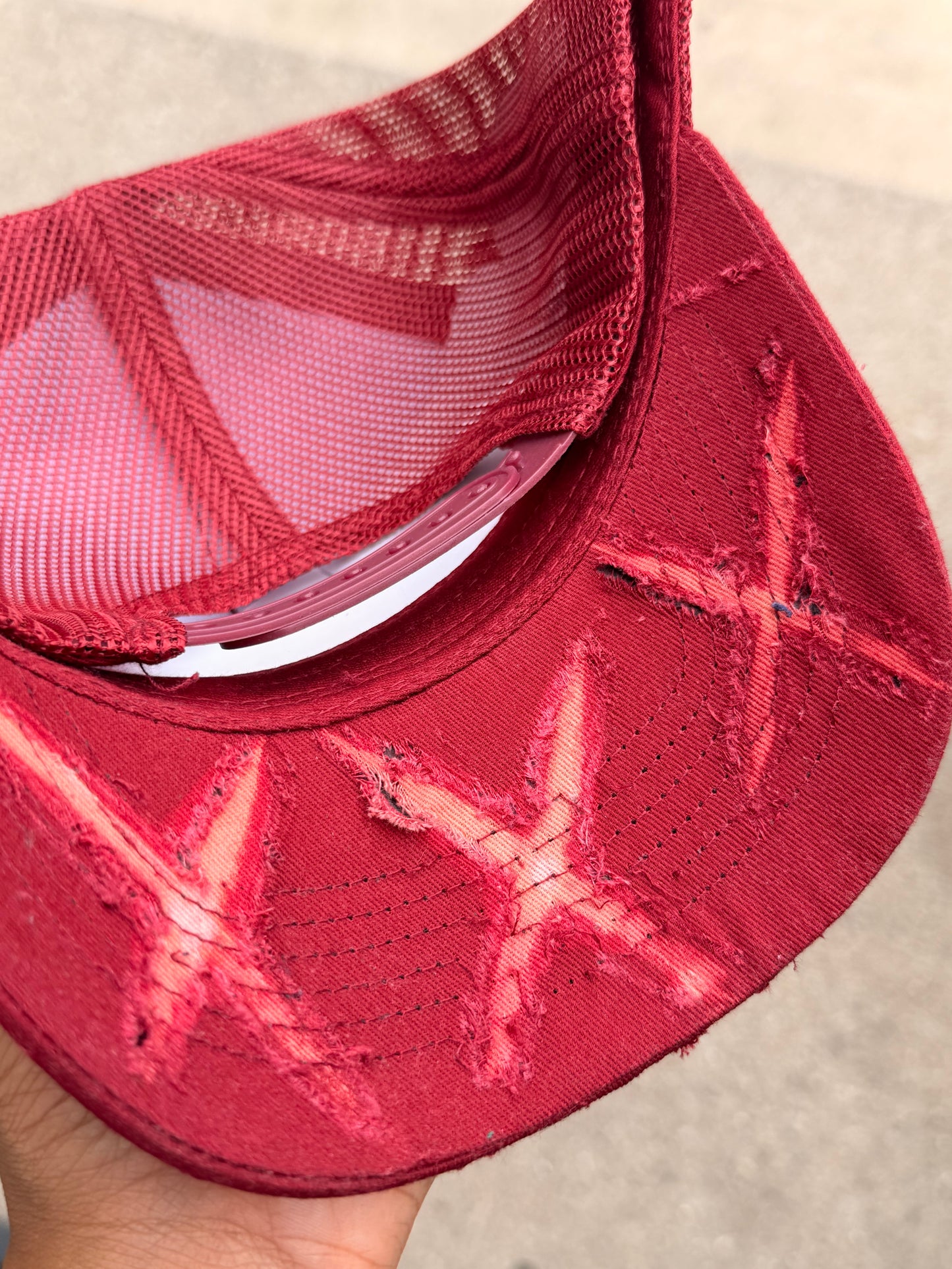 RAW X Maroon Trucker