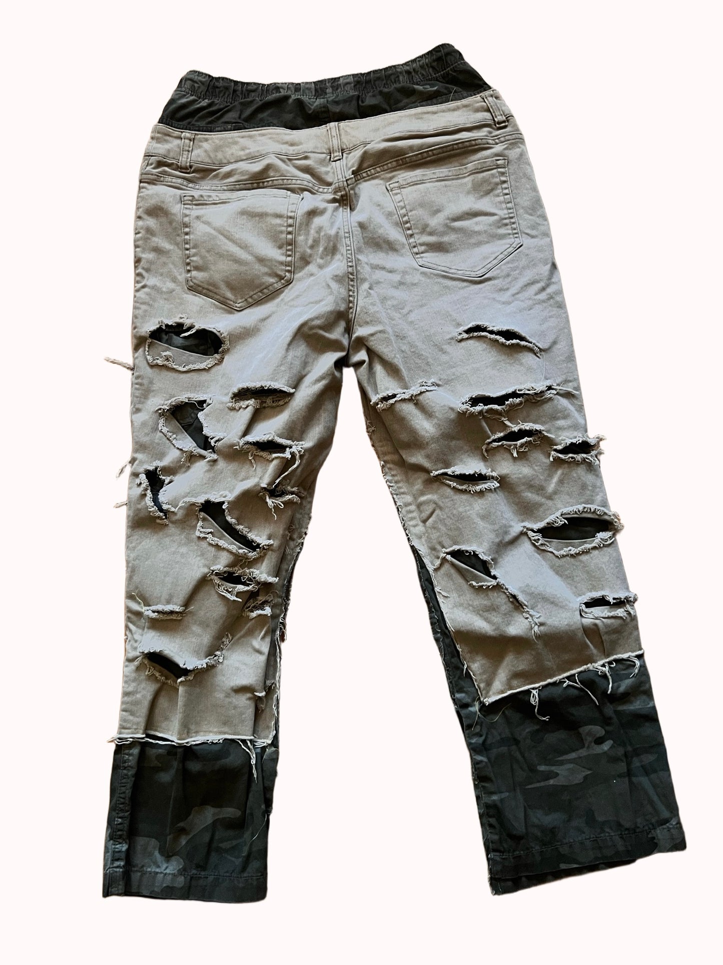 Tan &Camo Cargos size L