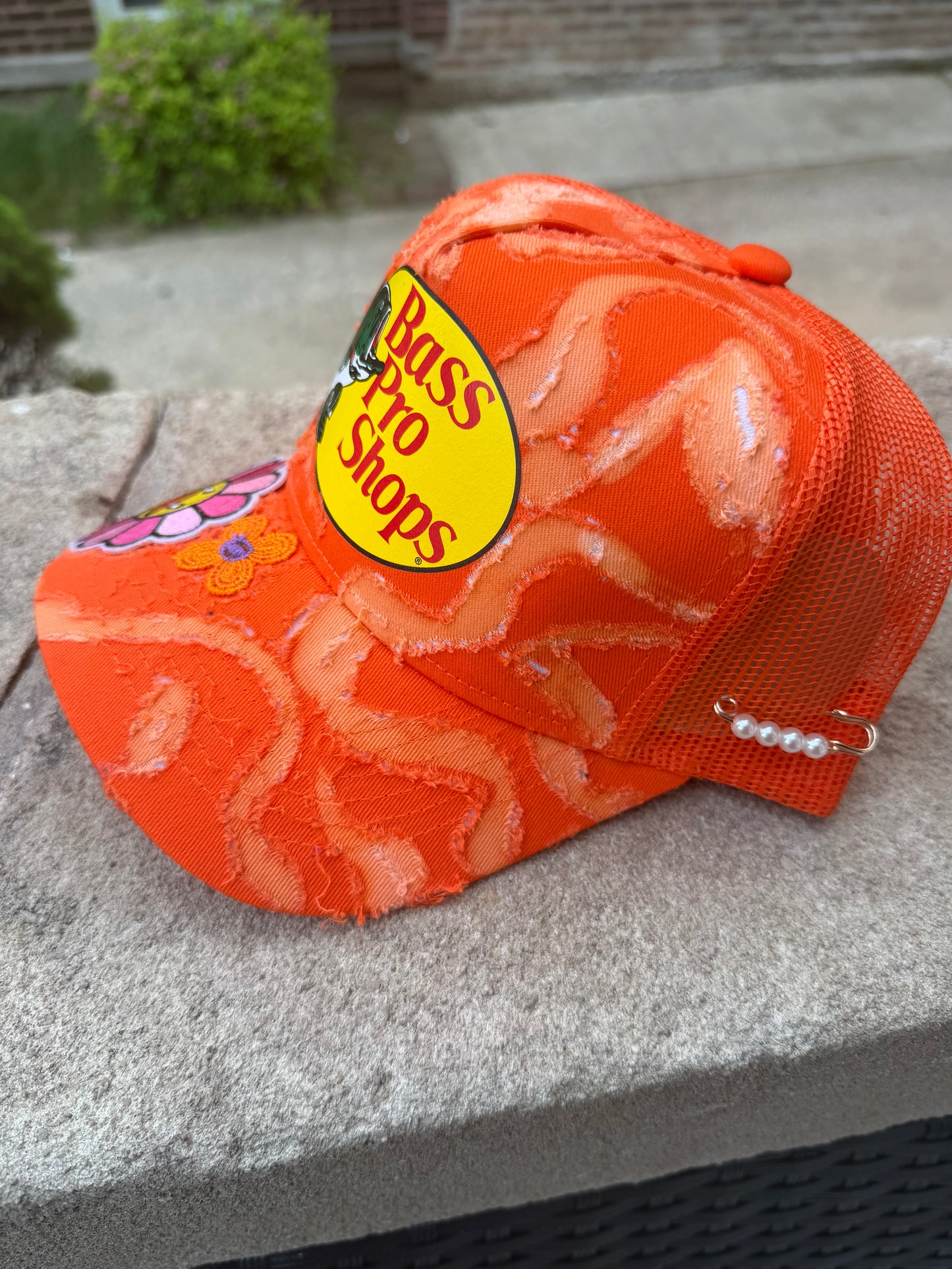 Raw Orange Freestyle Trucker