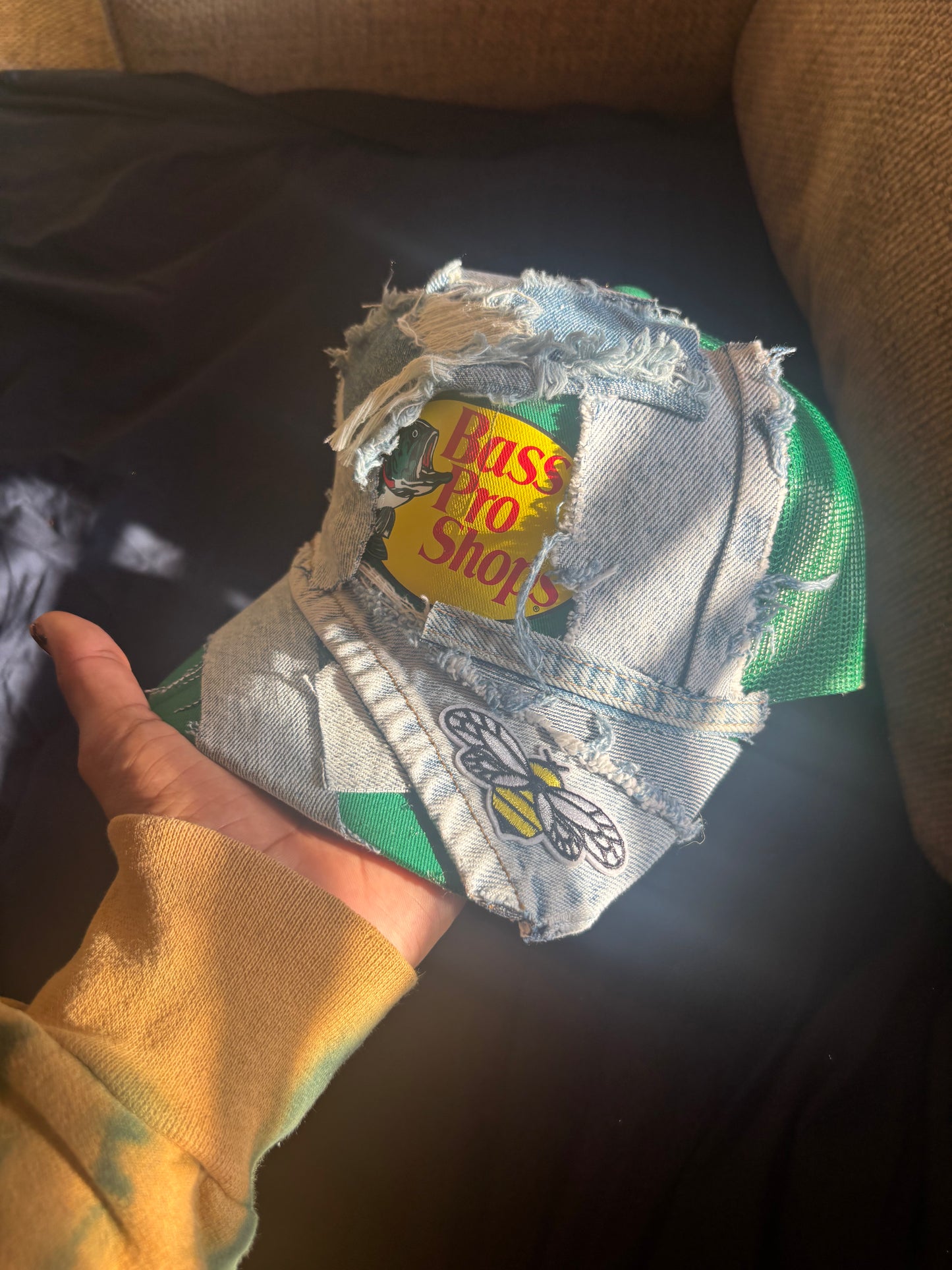 Green Denim Trucker
