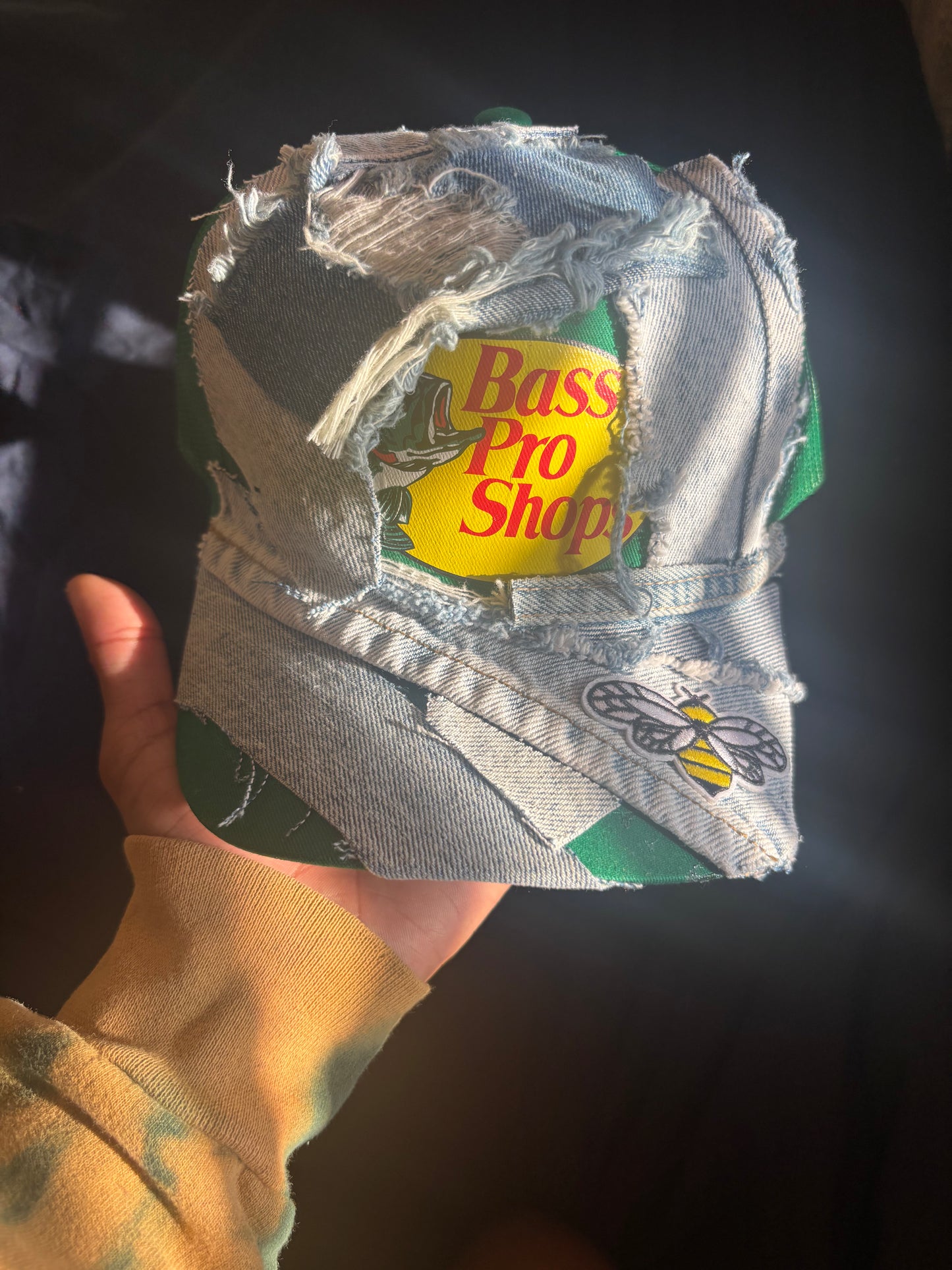 Green Denim Trucker