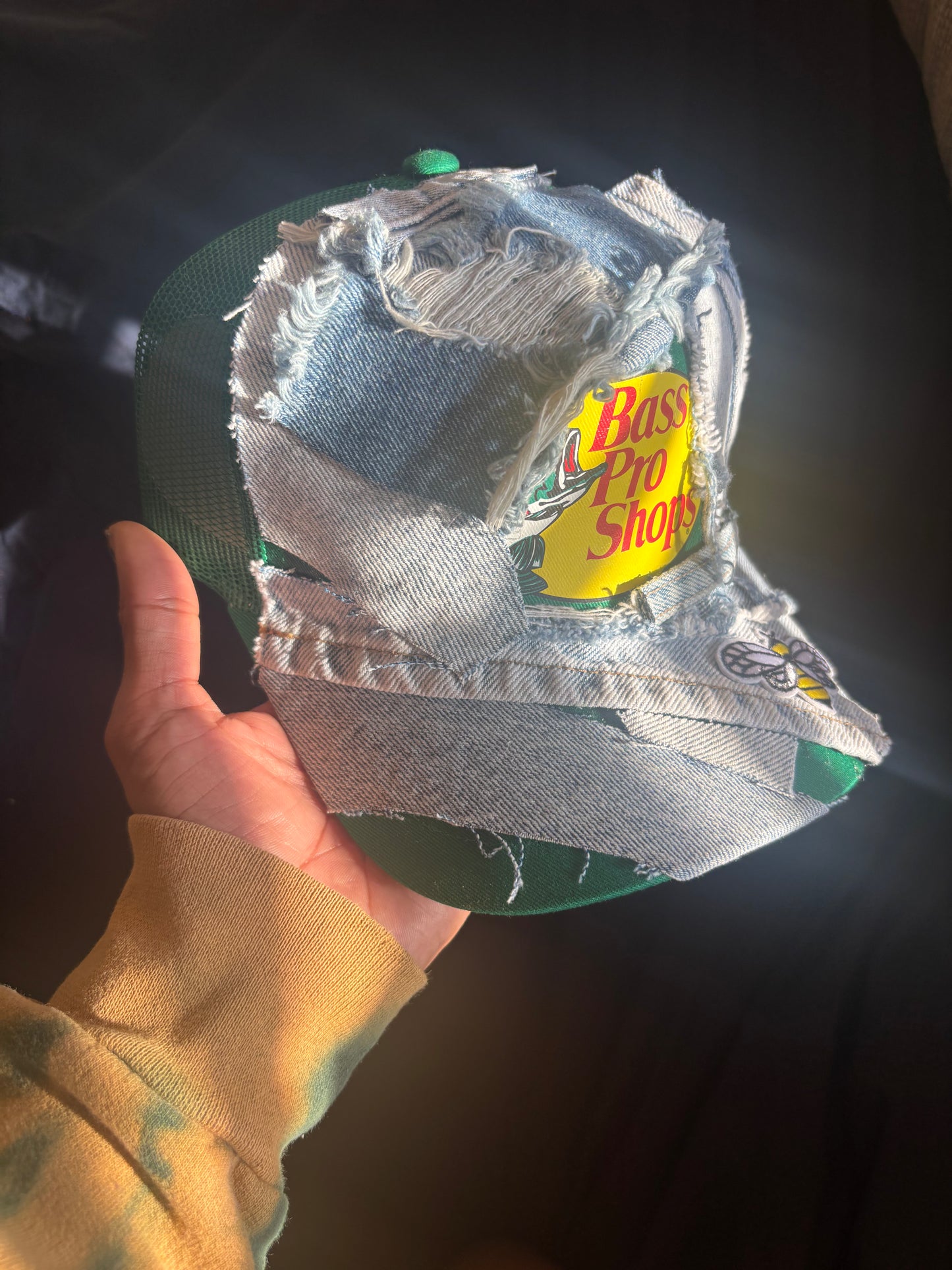 Green Denim Trucker