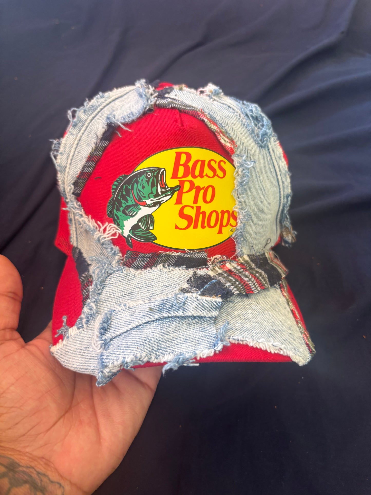 Red Denim Trucker