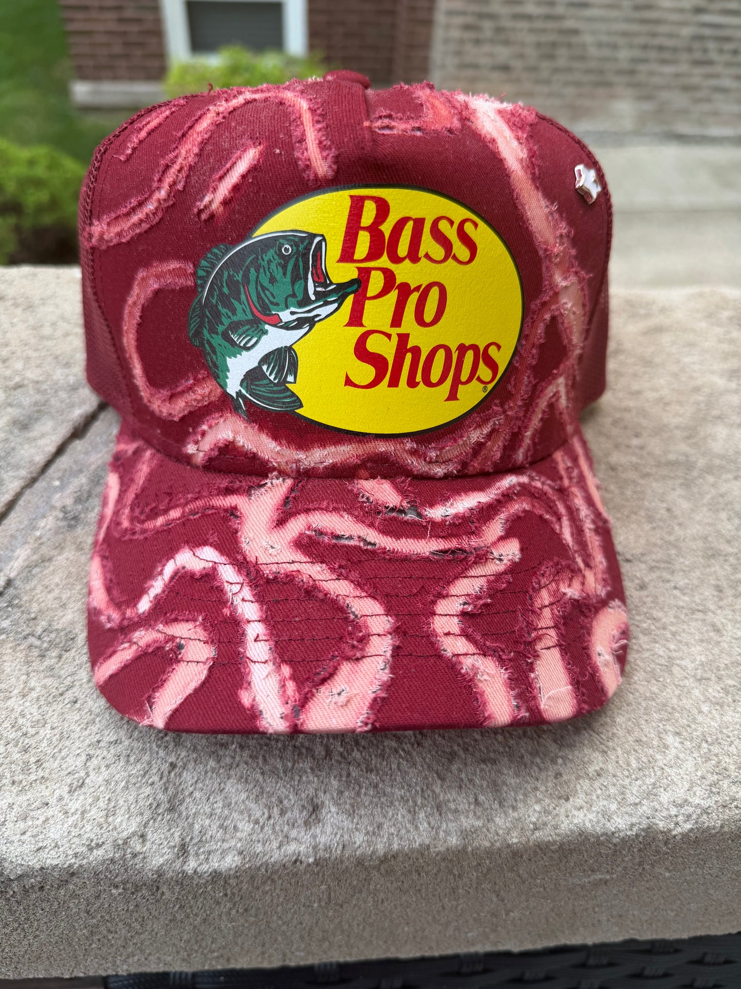 Raw Maroom Trucker w Gems