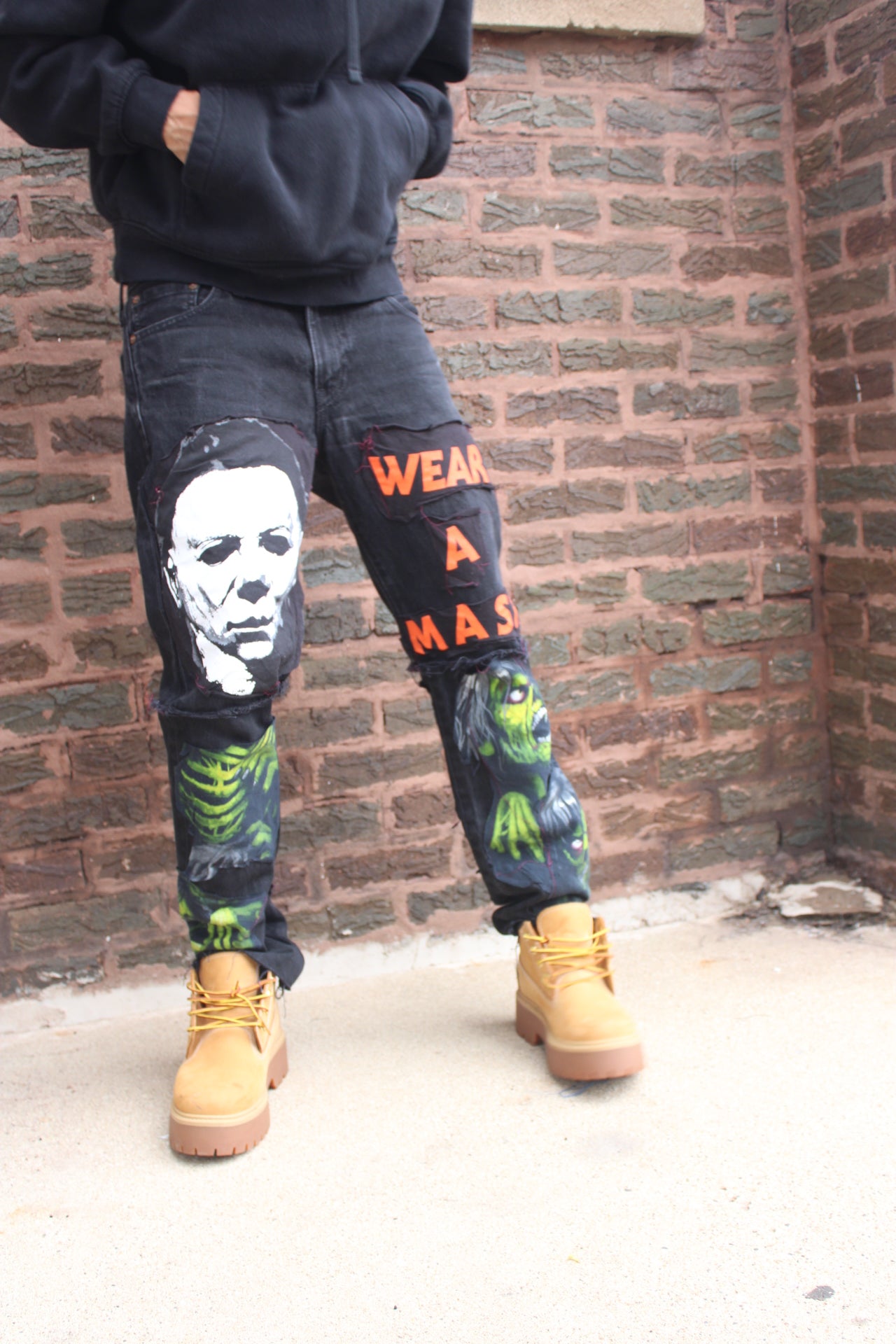 Halloween Themed Straight Leg 30