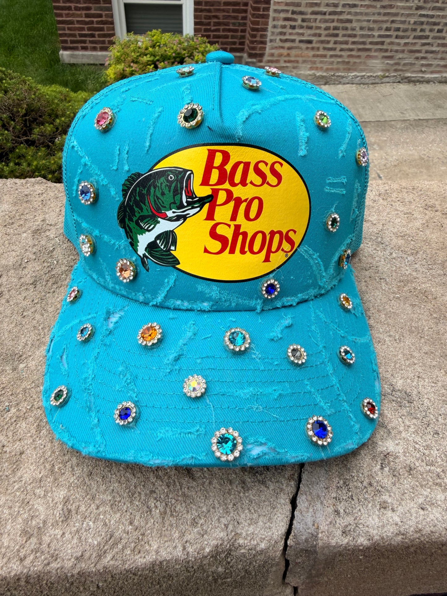RAW Turquoise Trucker W Gems