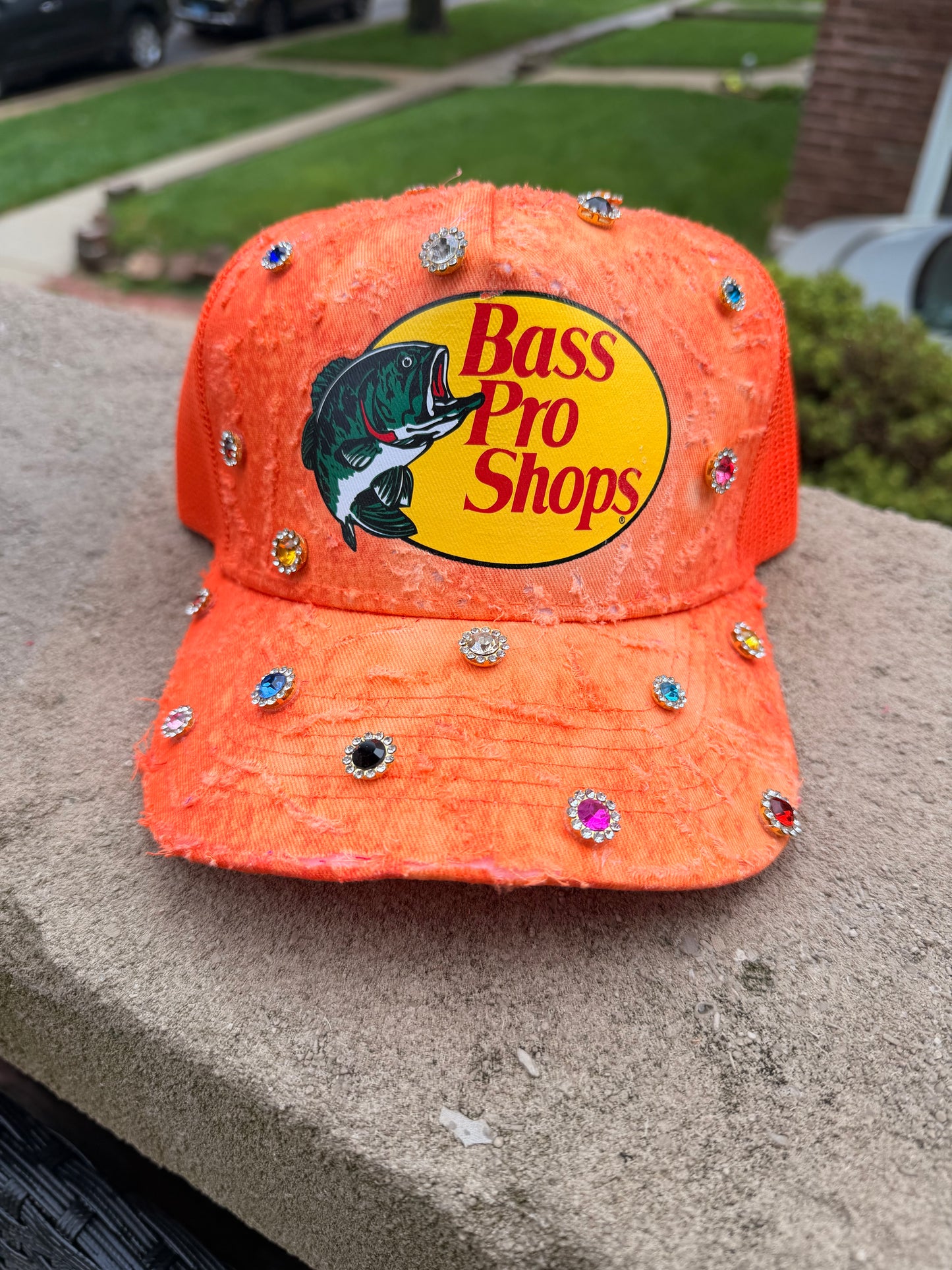 RAW Orange Acid Washed Trucker