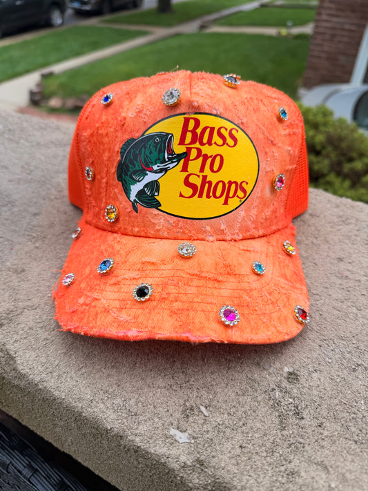 RAW Orange Acid Washed Trucker