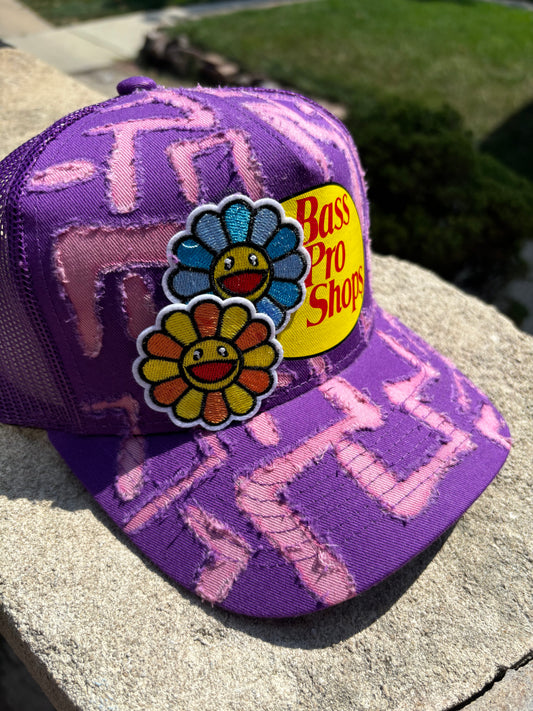 Purple Maze Style Trucker