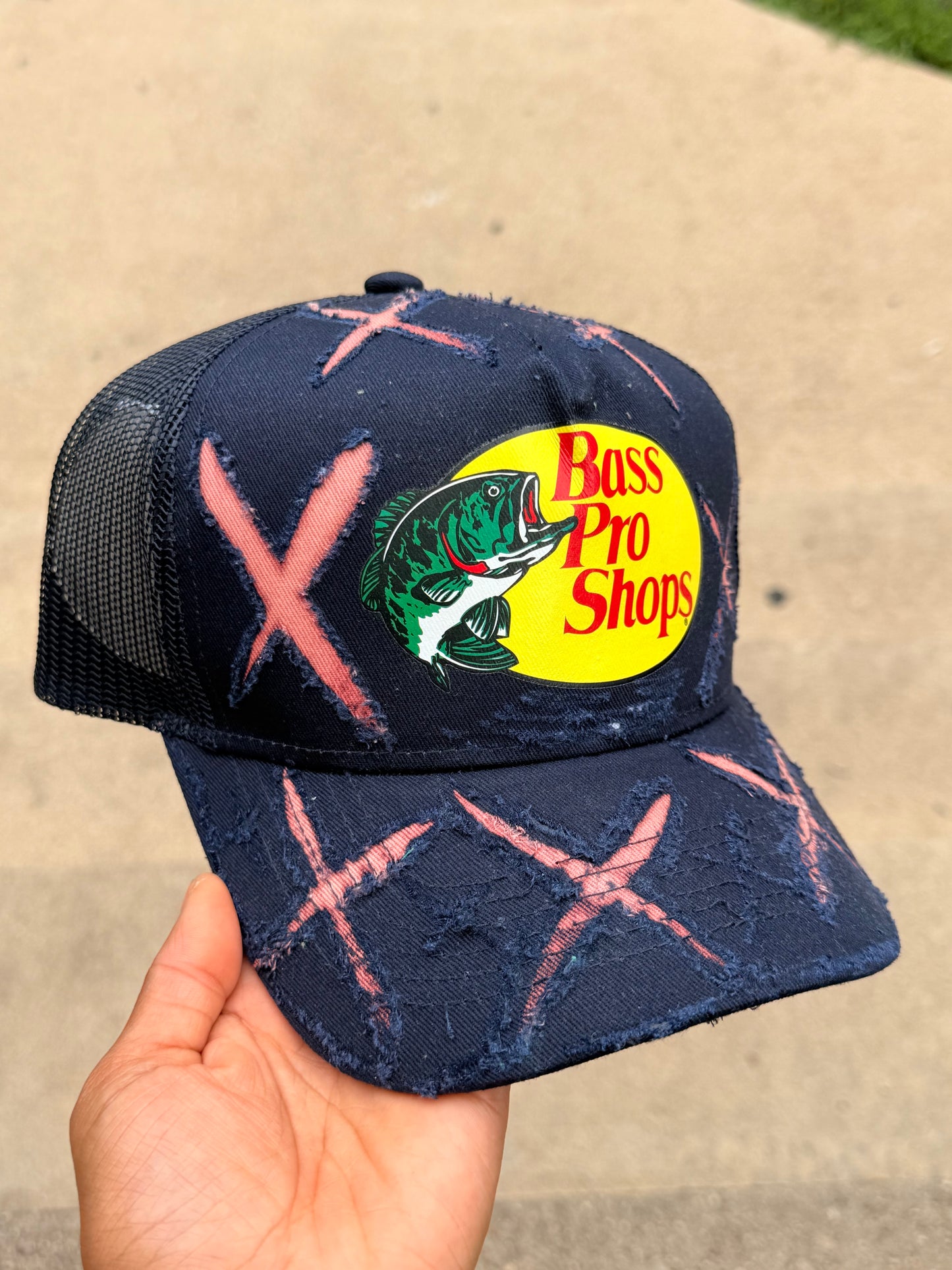 RAW Navy X Pink Trucker