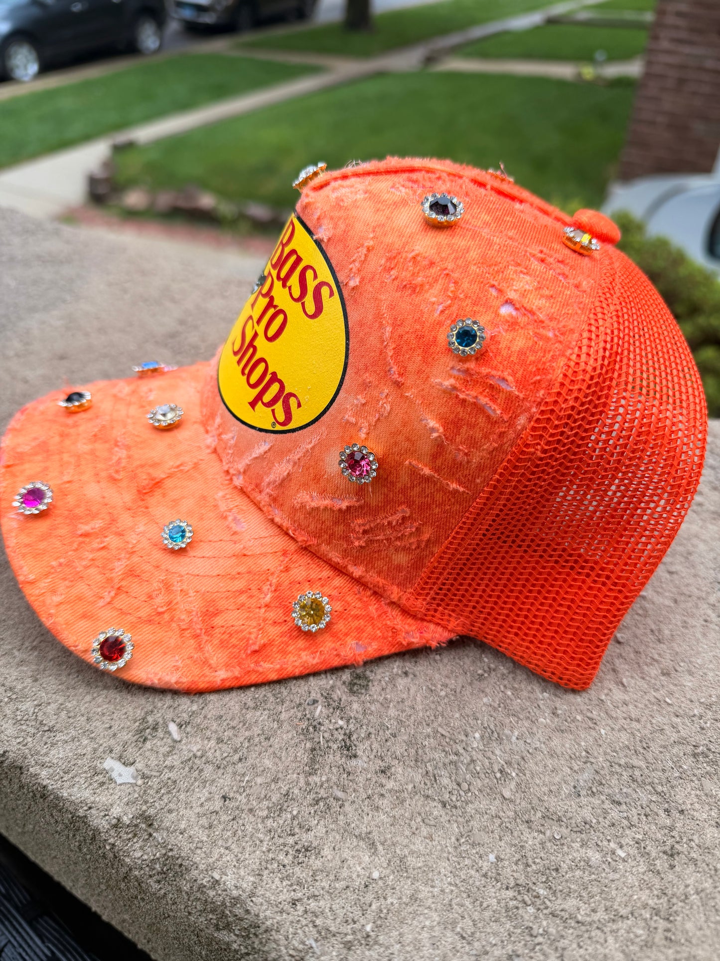 RAW Orange Acid Washed Trucker