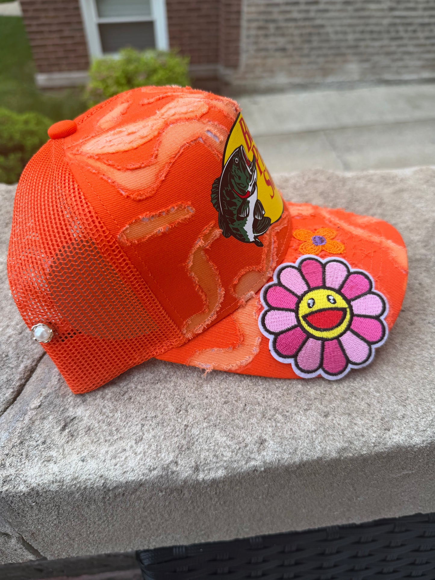 Raw Orange Freestyle Trucker