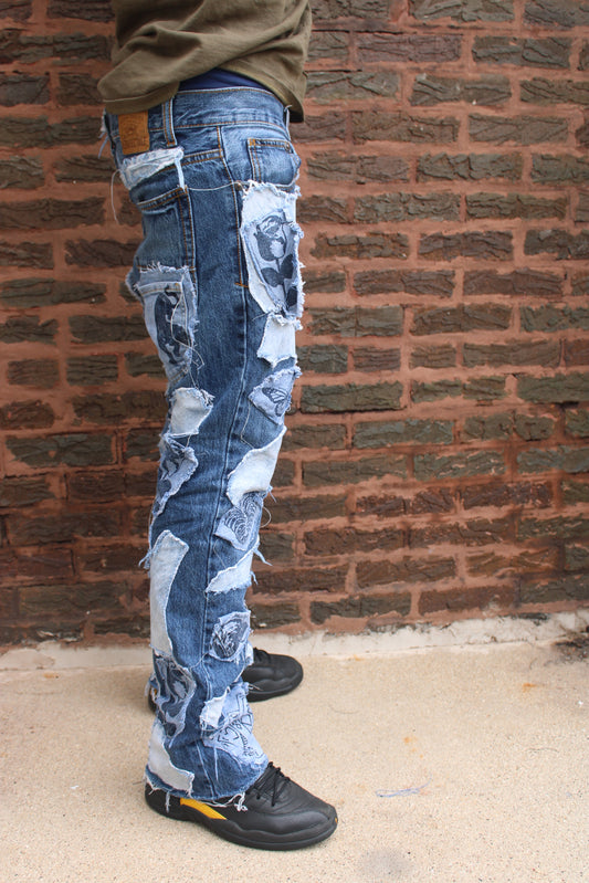 Freestyle Patch Work Denim 32