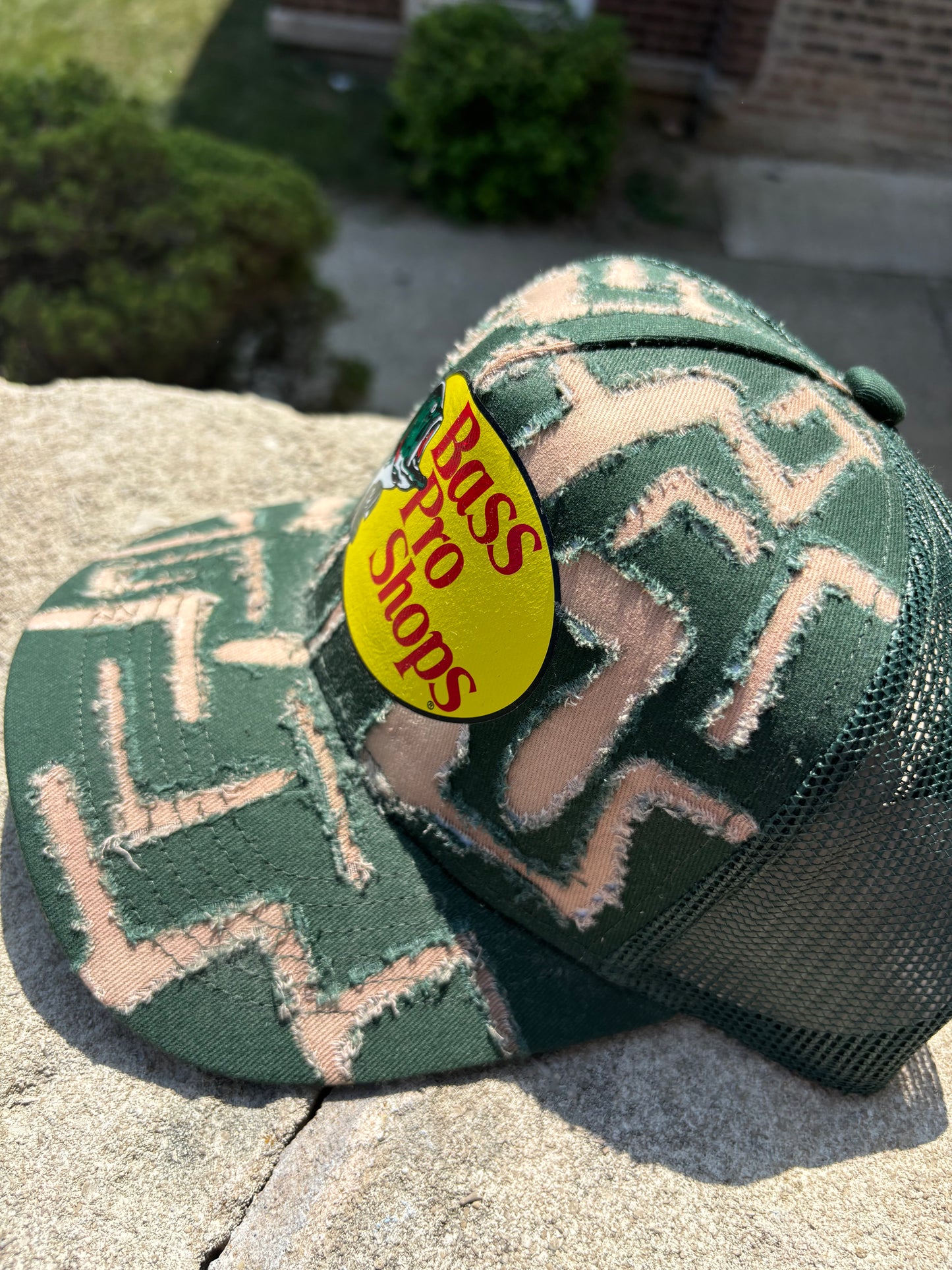 Green Maze Style Trucker