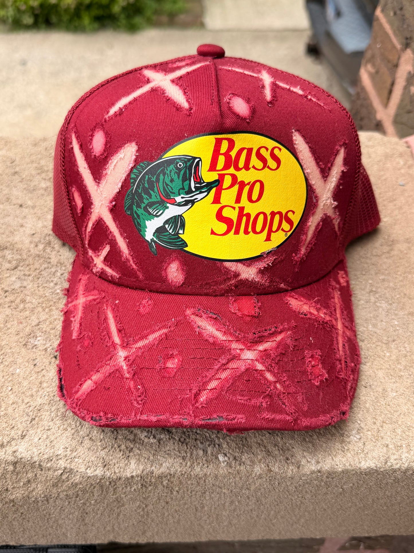RAW X & O Maroon Trucker