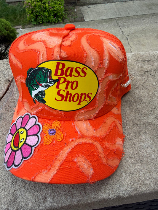 Raw Orange Freestyle Trucker