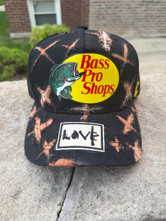 Raw Black Freestyle Trucker w Patches