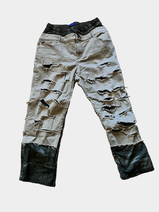 Tan &Camo Cargos size L