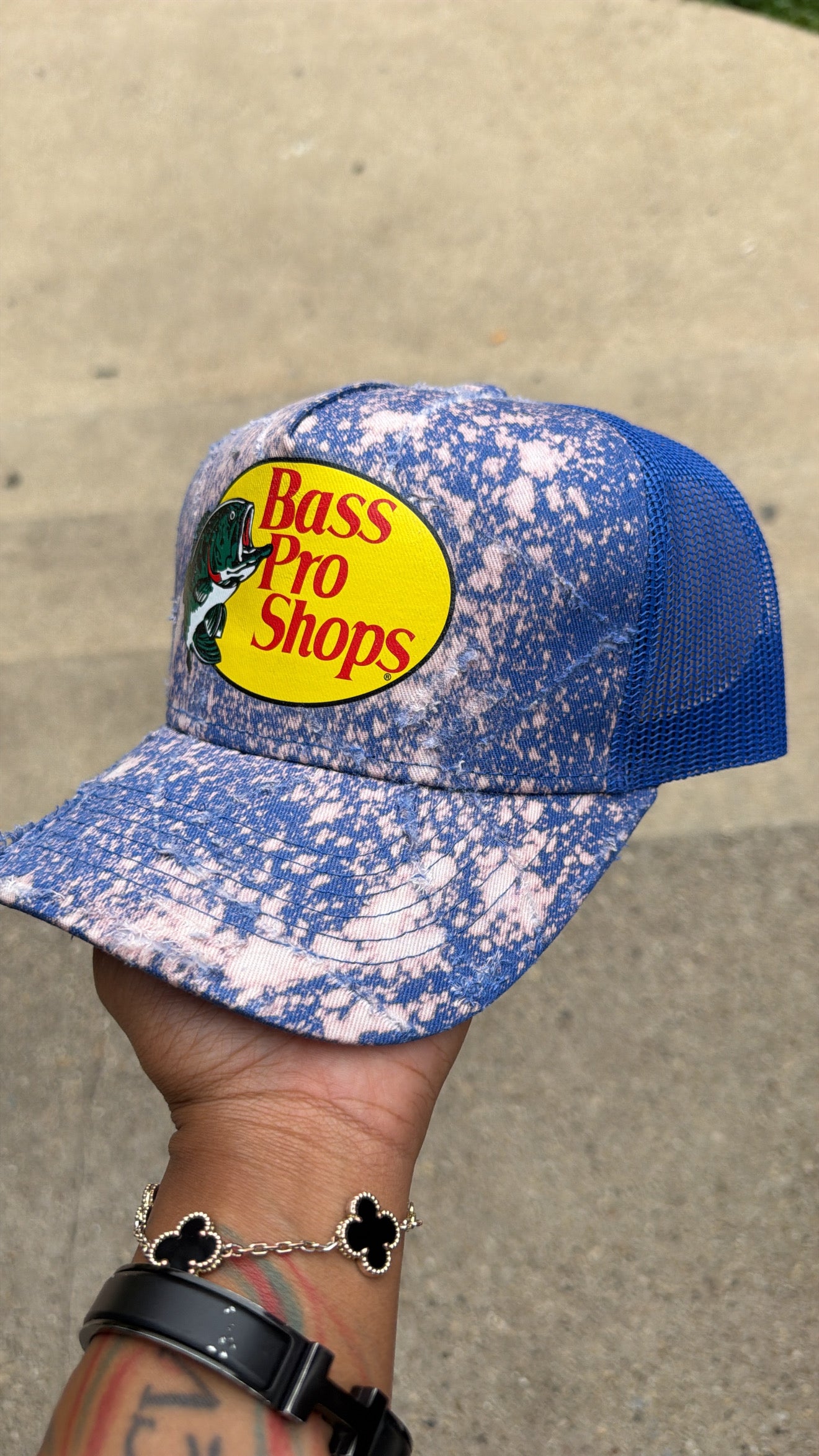 Raw Royal Blue Galaxy Trucker
