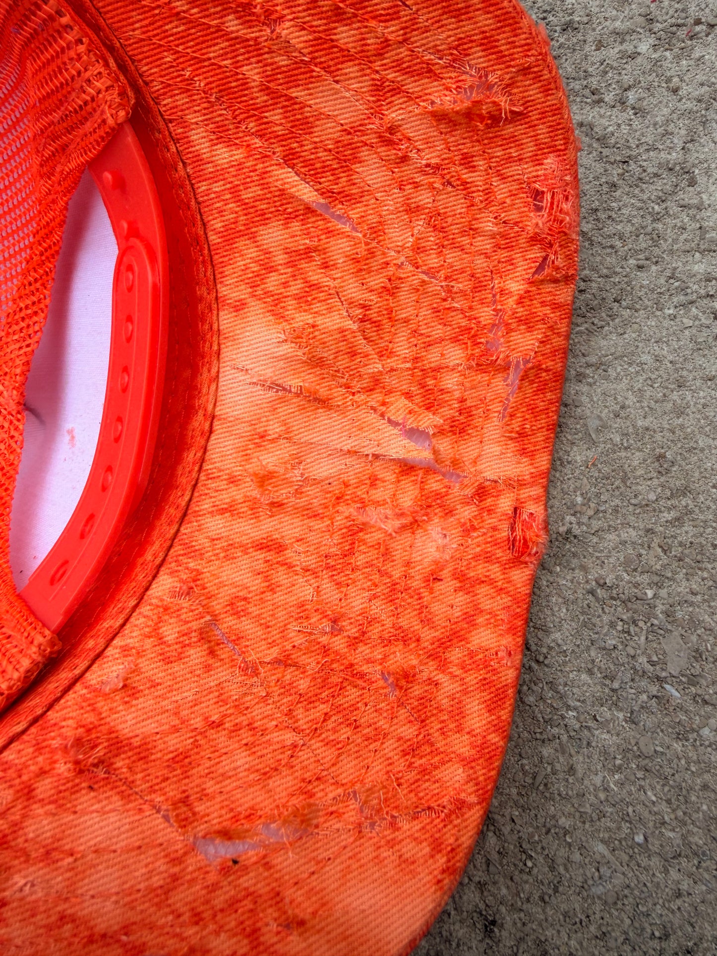 RAW Orange Acid Washed Trucker