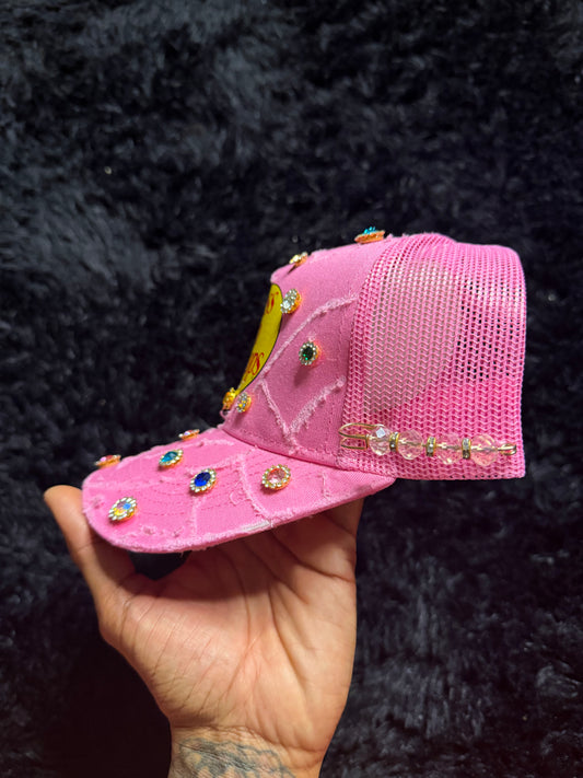 Pink Trucker W Gems