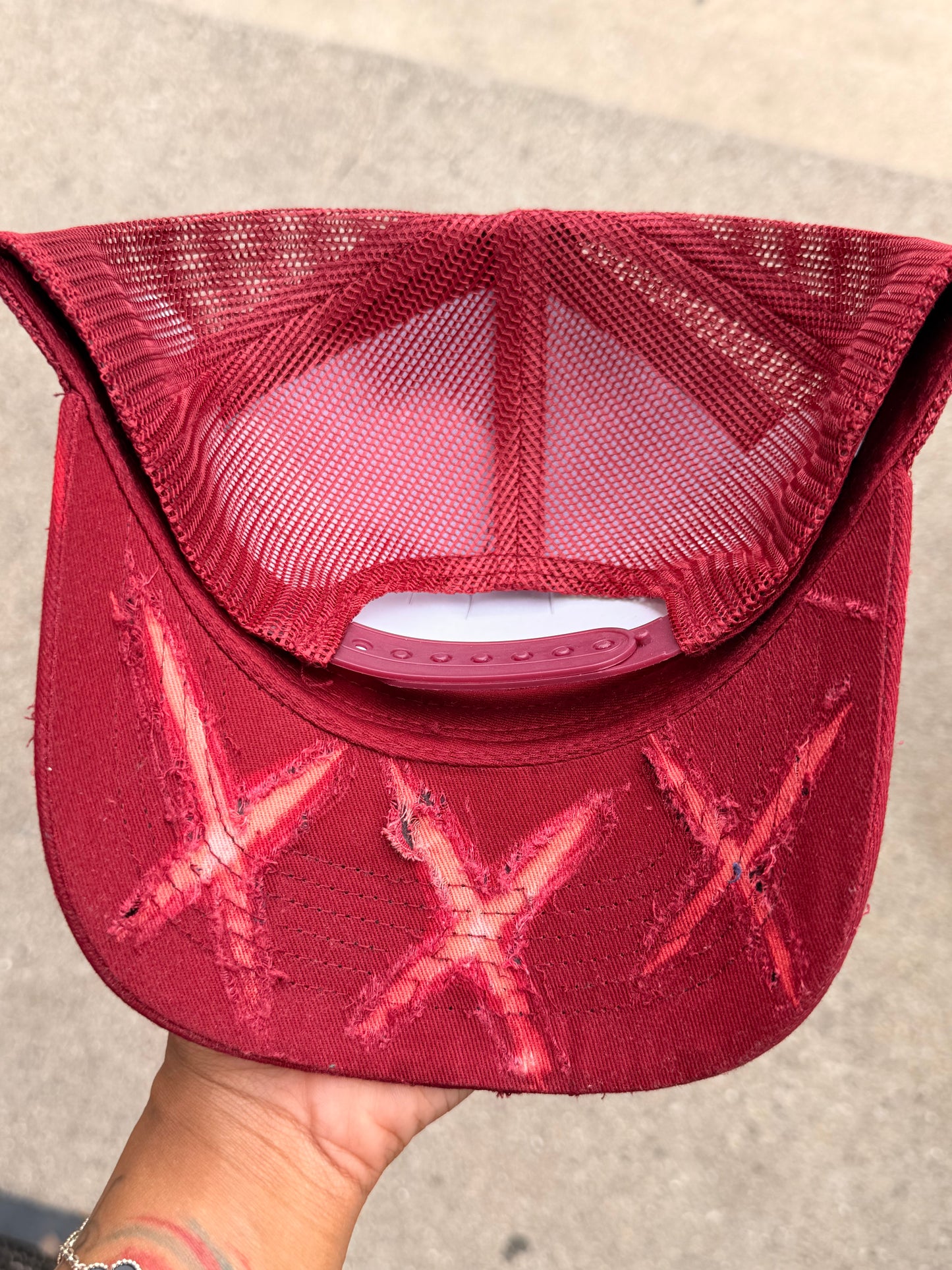 RAW X Maroon Trucker