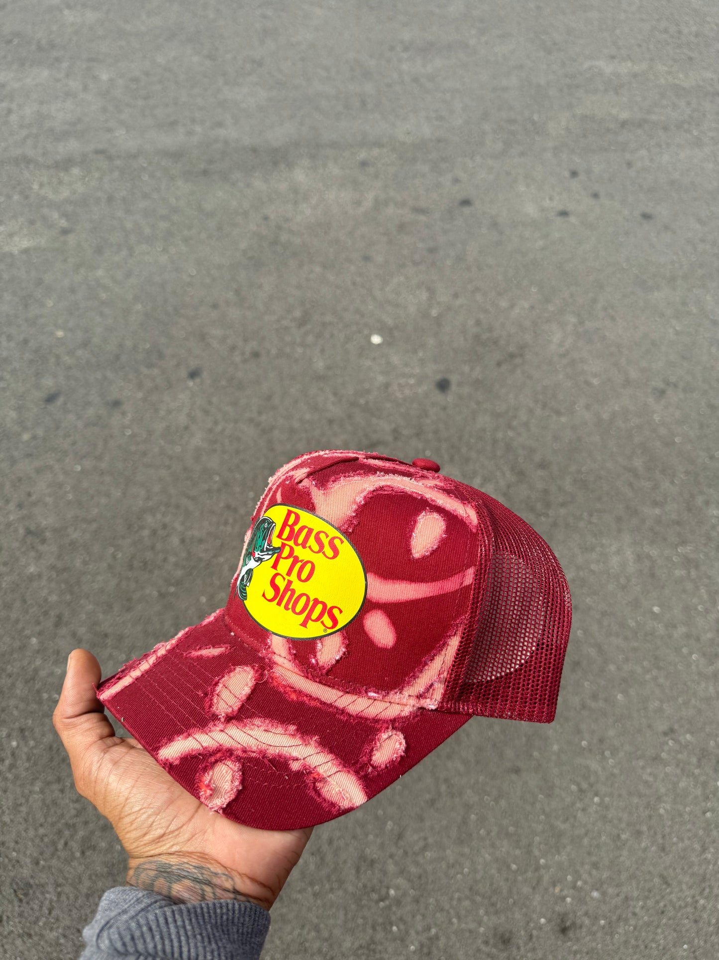 Maroon “Smiley” Trucker