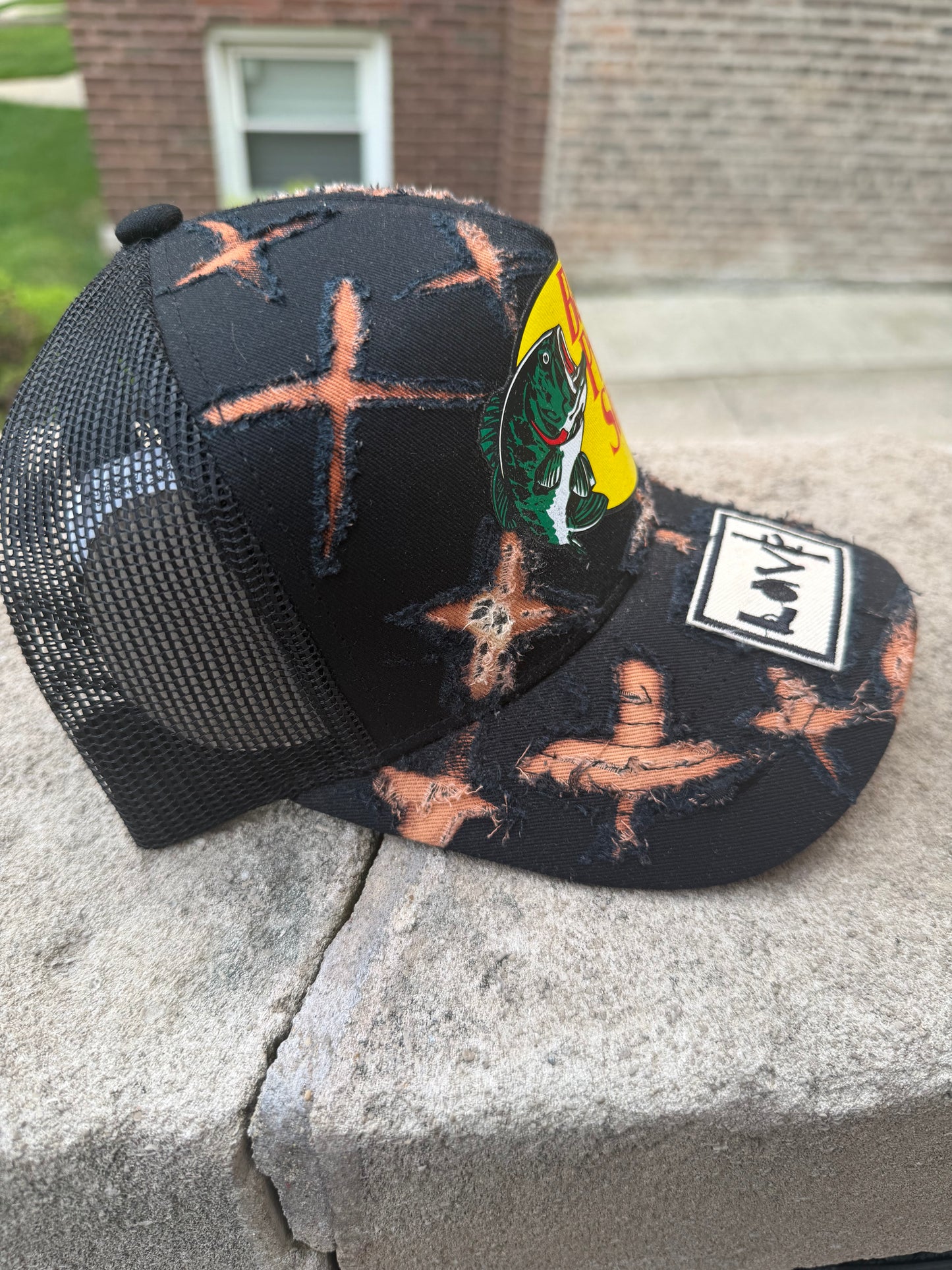 Raw Black Freestyle Trucker w Patches
