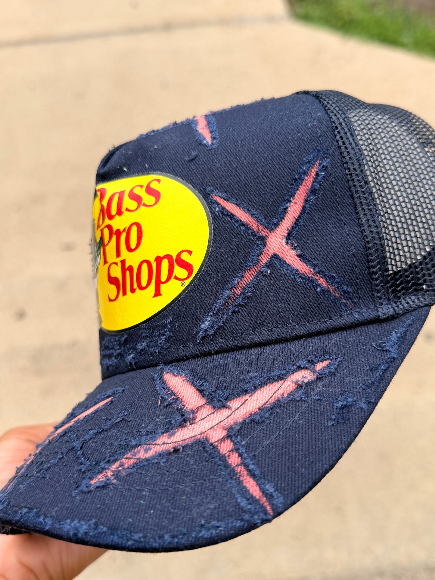 RAW Navy X Pink Trucker