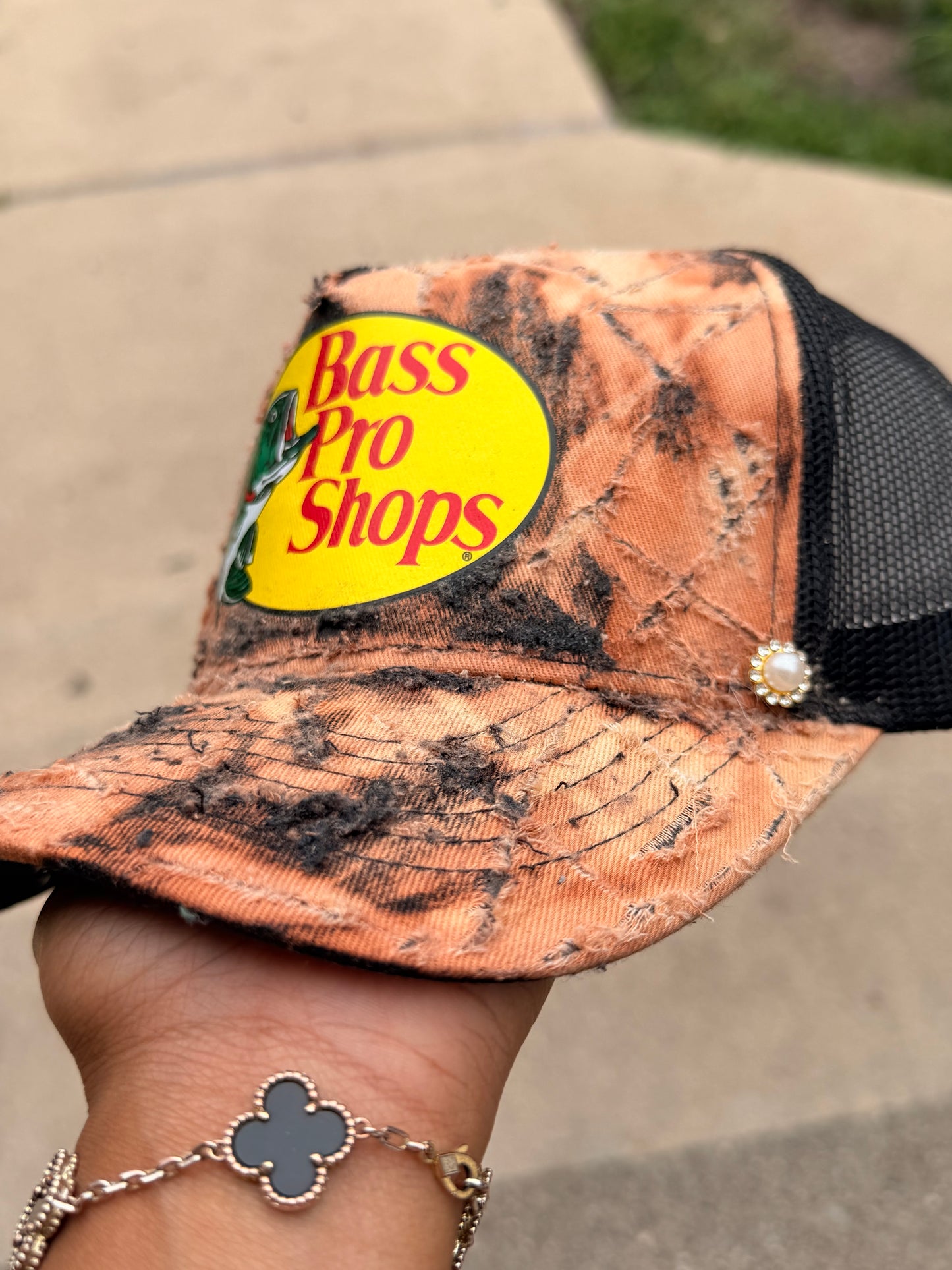 RAW Grunge Black Trucker