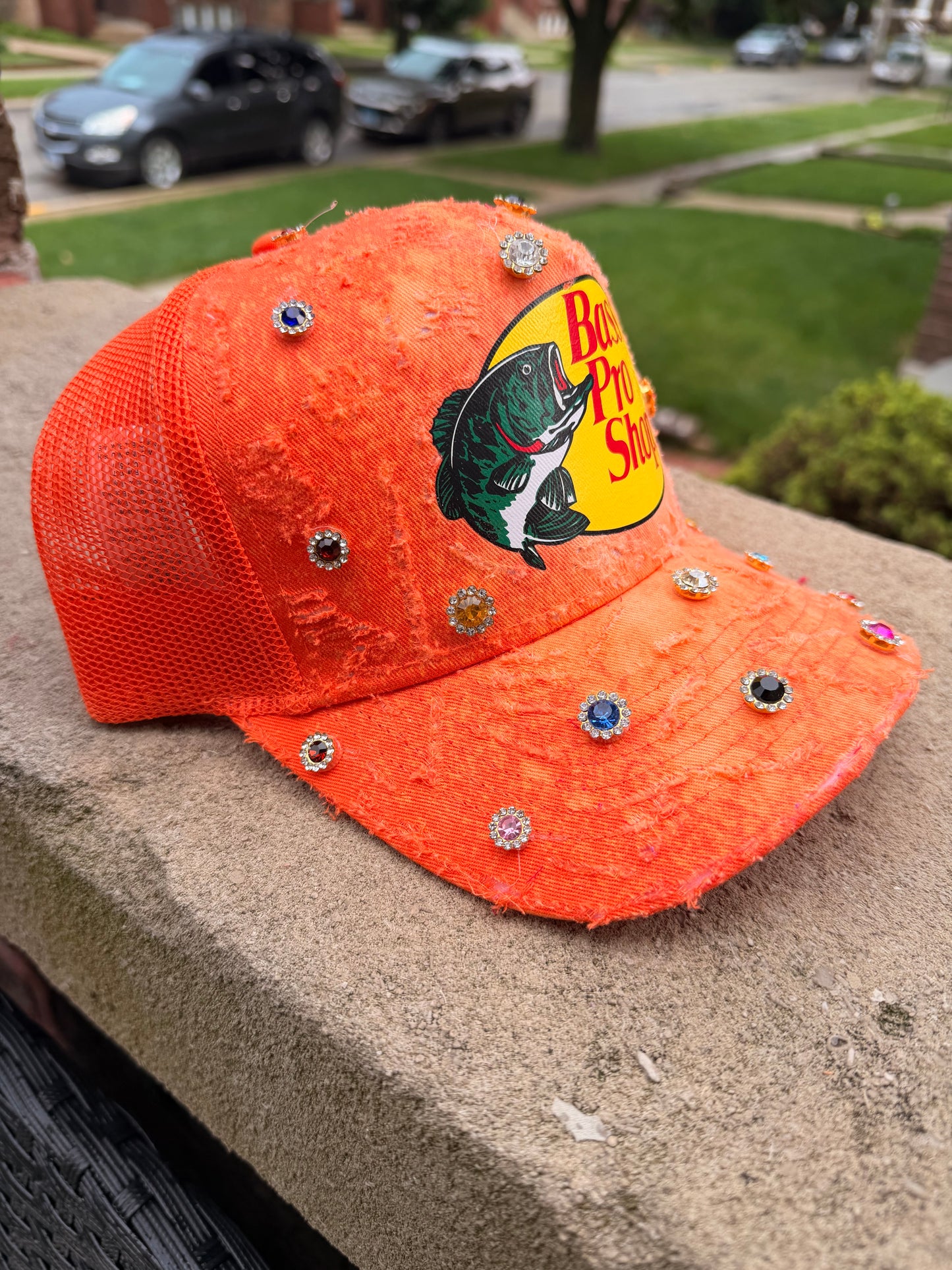 RAW Orange Acid Washed Trucker