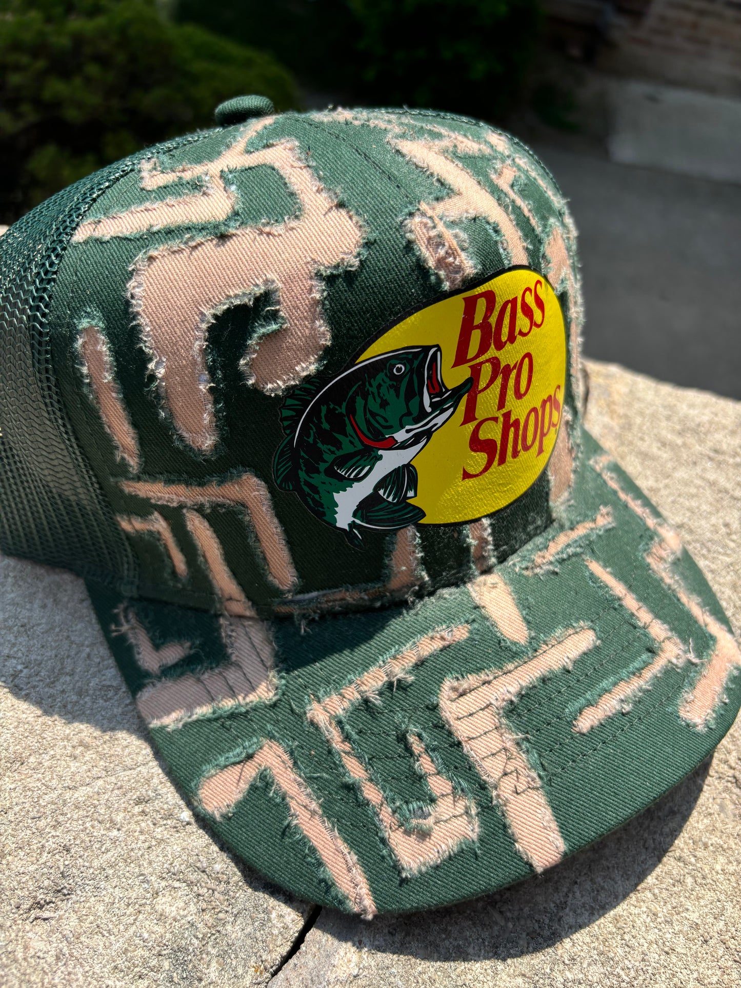 Green Maze Style Trucker