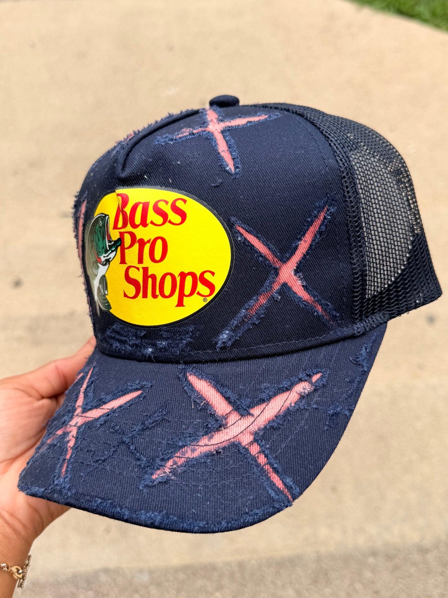 RAW Navy X Pink Trucker
