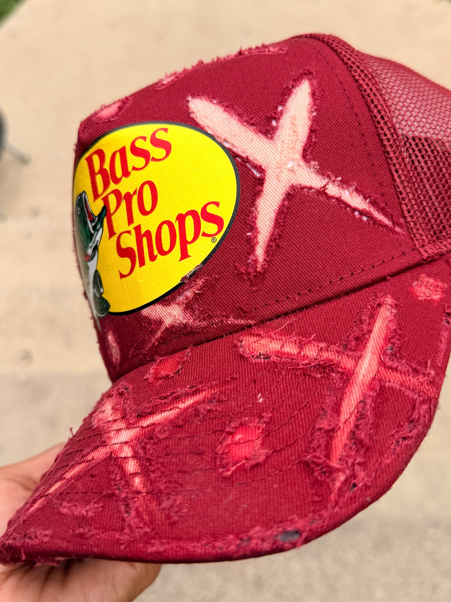 RAW X & O Maroon Trucker