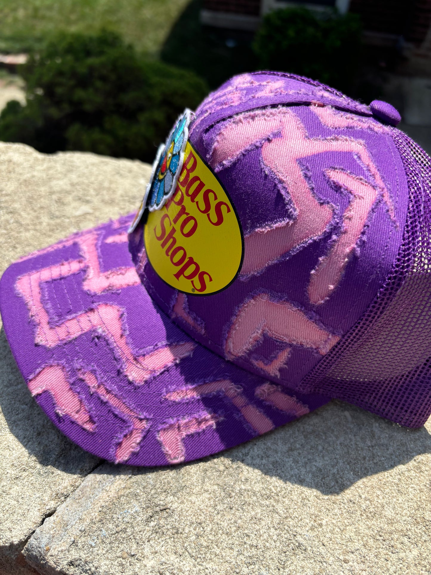 Purple Maze Style Trucker