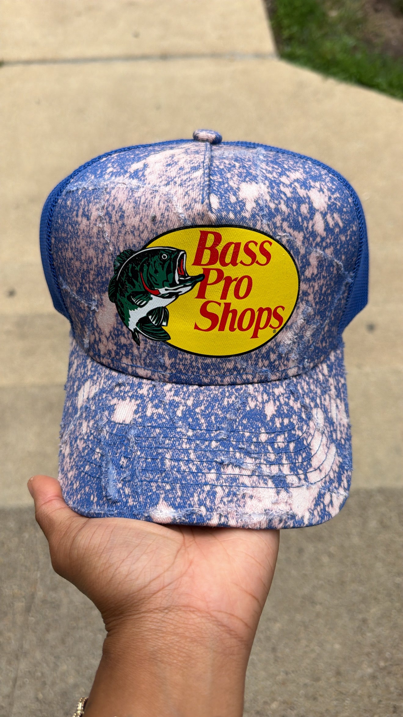 Raw Royal Blue Galaxy Trucker