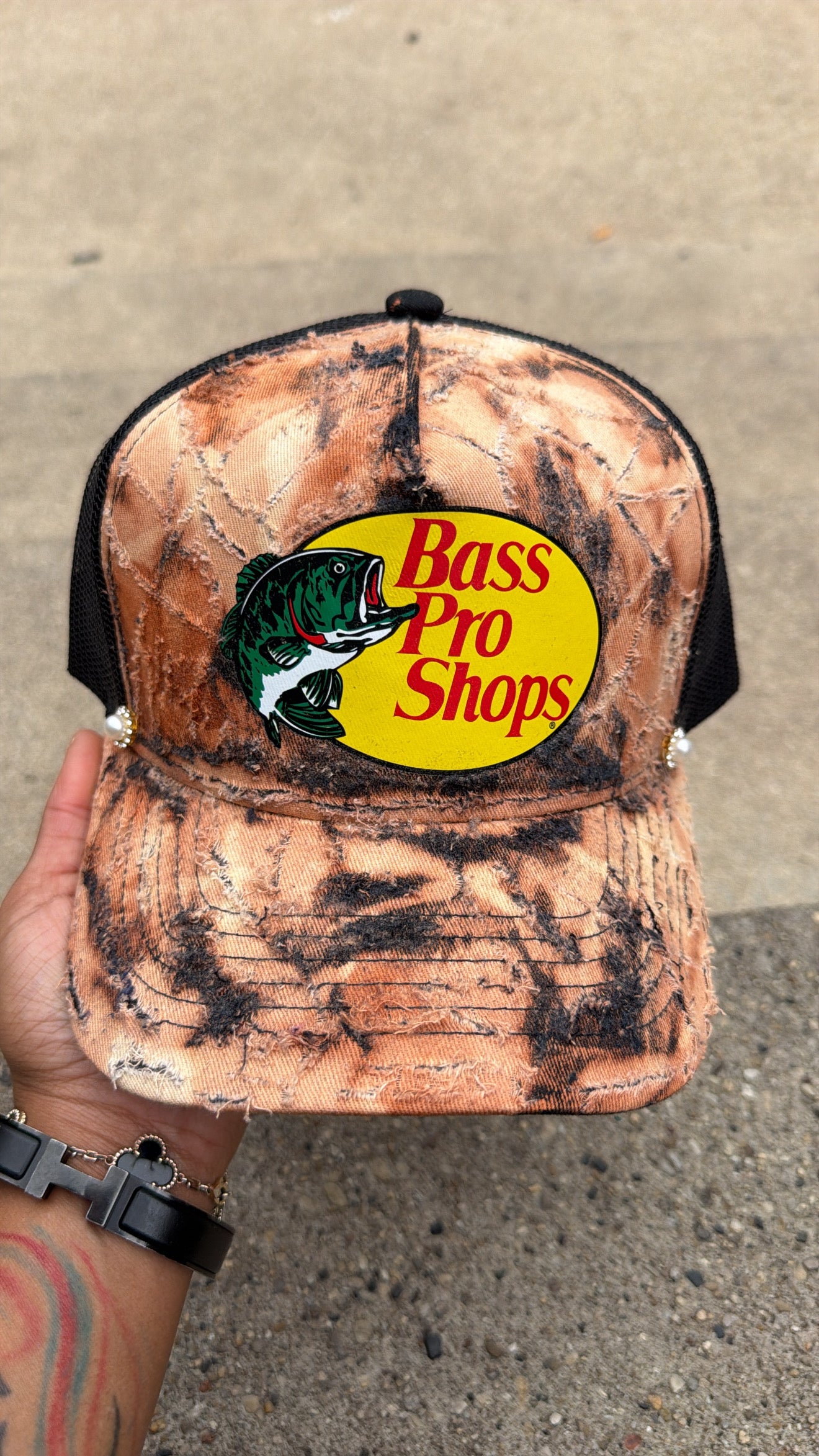 RAW Grunge Black Trucker