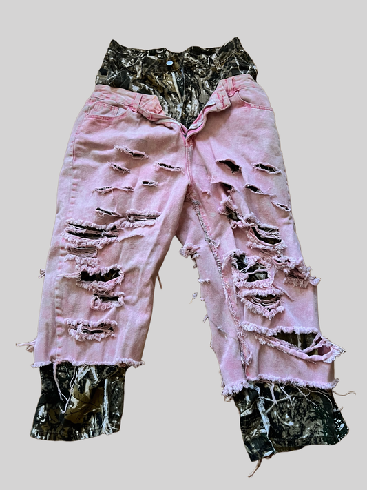 Pink Cargo Jorts/Pants size Medium W
