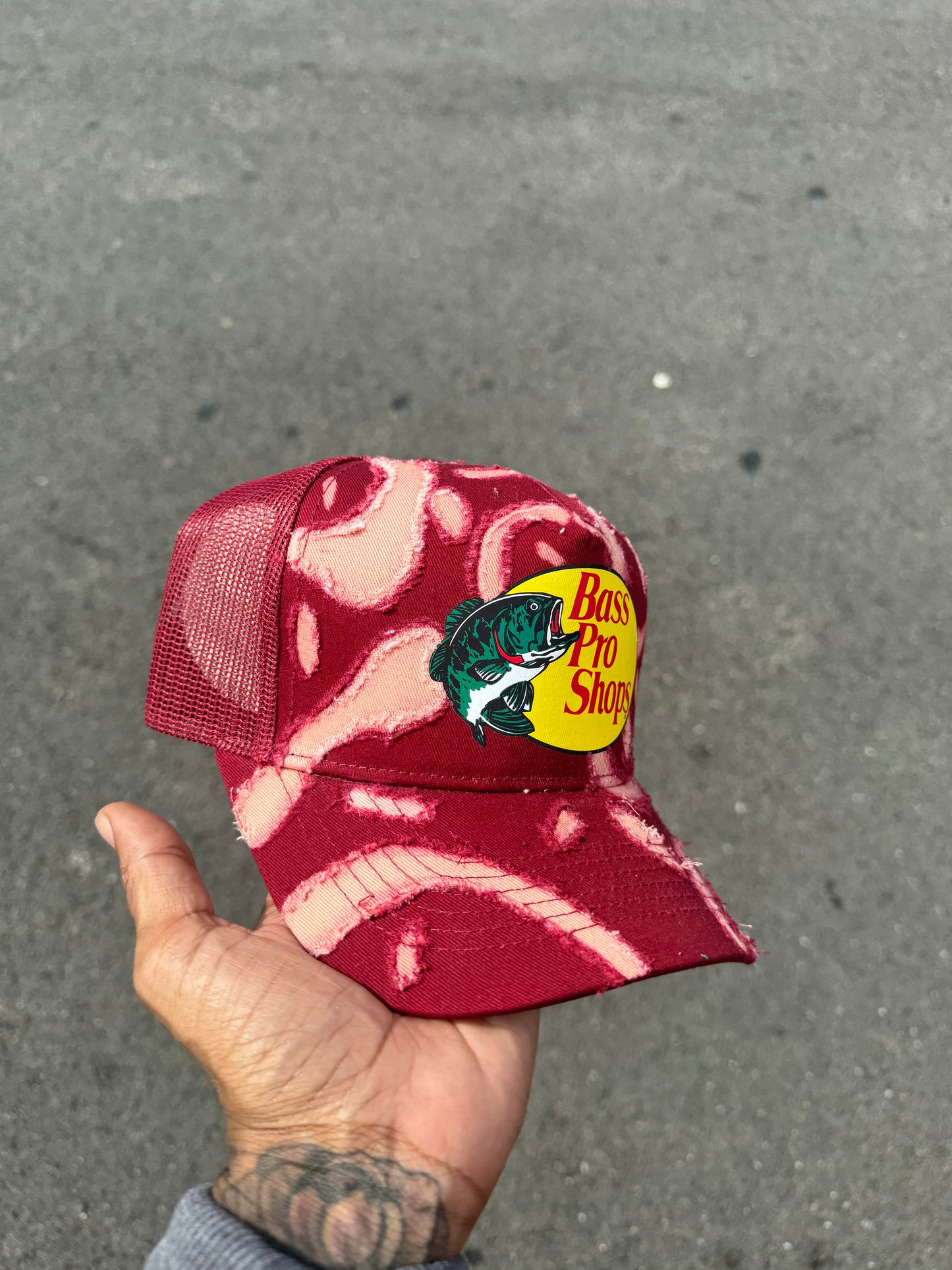 Maroon “Smiley” Trucker