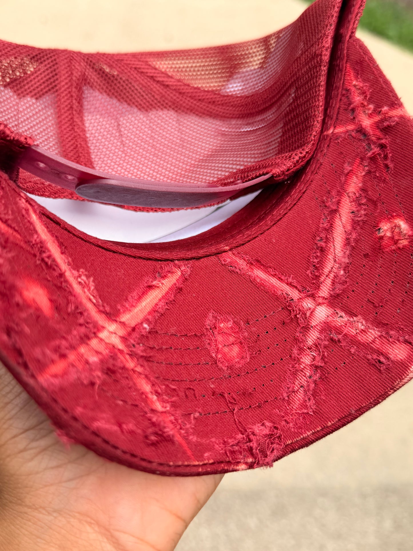 RAW X & O Maroon Trucker