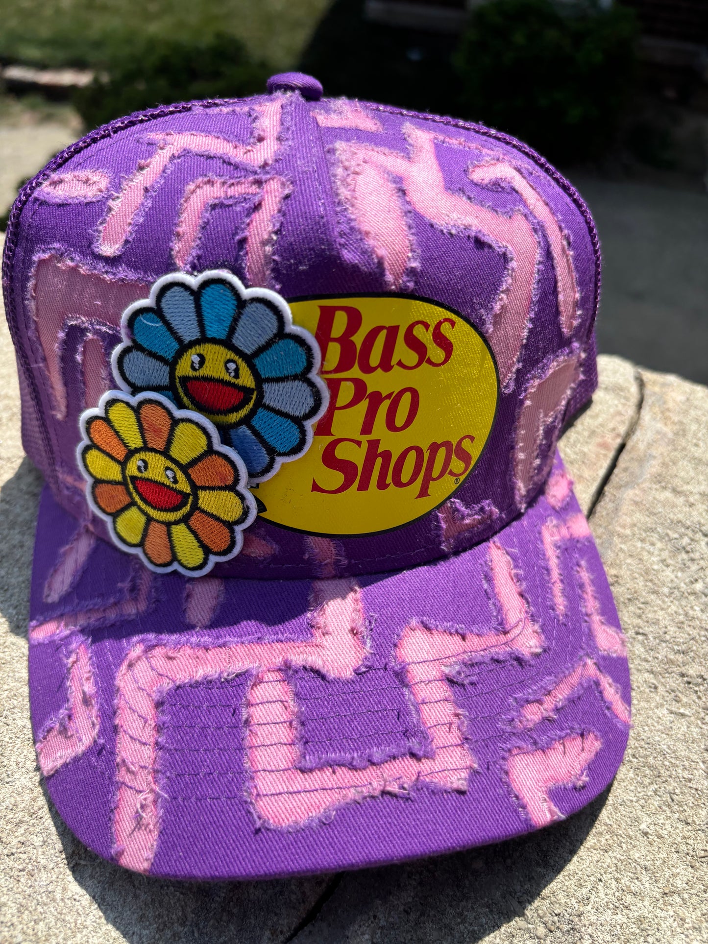 Purple Maze Style Trucker