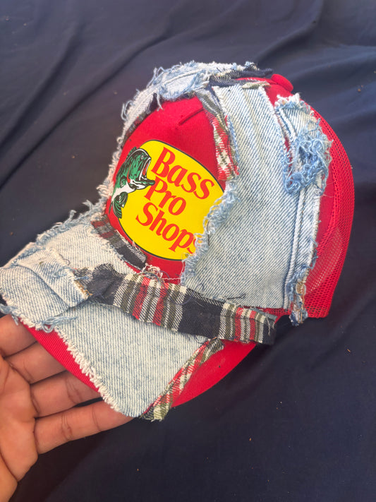 Red Denim Trucker